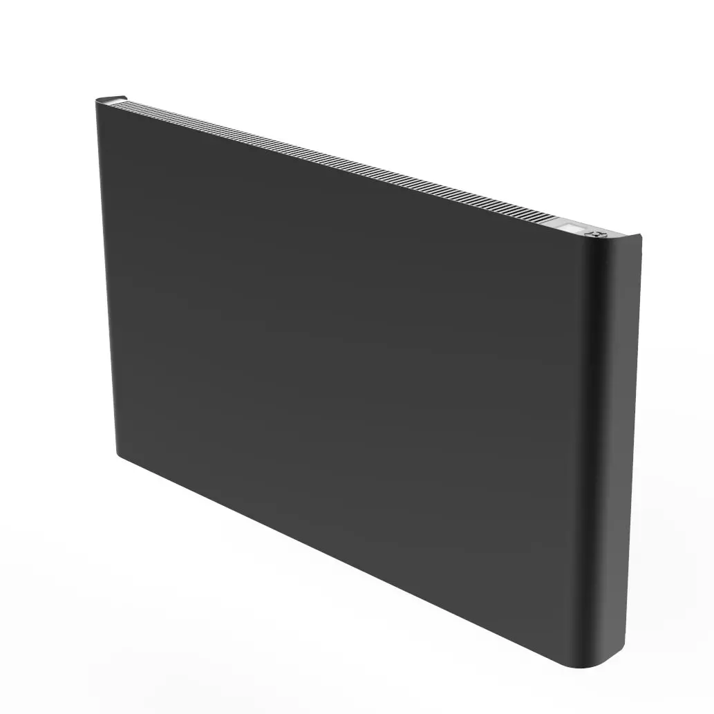 Elektrische radiator muur met stekker antracietgrijs 2000w - Afbeelding 2